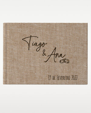 Book 15×18 com capa em linho ou veludo