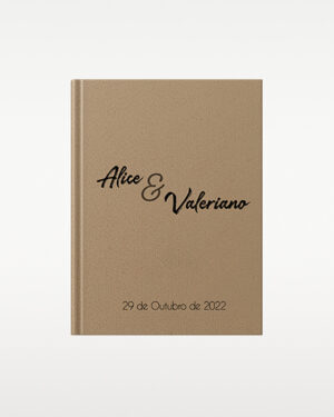 Book 15×20 com capa em linho ou veludo